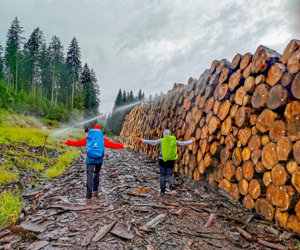 Da wir eh schon nass waren…